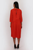 Trudy Dress in orange